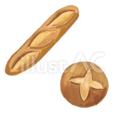 フランスパン リアルイラスト