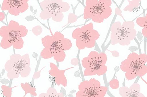 櫻花圖案 櫻花圖案