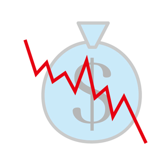 Dollar-fall, chart, dollar, whereabouts, JPG, PNG and EPS