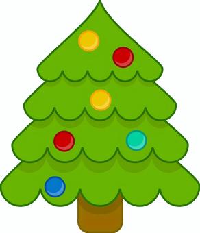 クリスマスツリー　シンプル クリスマスツリー,松,飾り,モミの木,クリスマス,デジタル,ai,jpg,png,イラストのイラスト素材