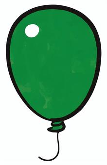 Balloon hand drawn green, balloon, balloon, gift, JPG and PNG