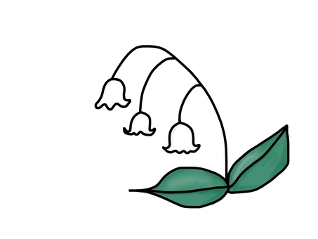 Lily of the valley, JPG and PNG Lily of the valley, lirio de los valles, pasar por, pintada a mano, JPG and PNG
