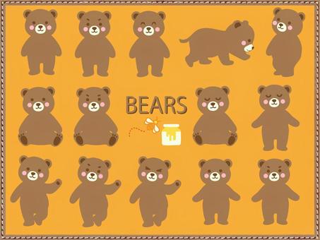 Illustration, bear, icon, animal, 