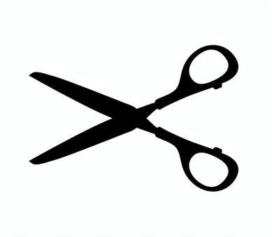 ハサミのアイコン ハサミ,切る,道具,刃物,文房具,もの,器具,アイコン,マーク,シンボルのイラスト素材