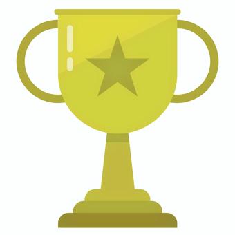 トロフィー トロフィー,杯,優勝,1位,金賞,最優秀賞,優勝カップ,大会,試合のイラスト素材