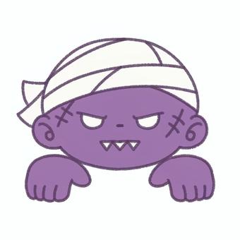 ハロウィン ゾンビ ハロウィン ゾンビ ハロウィン,ゾンビ,モンスター,秋,10月,年中行事,イベント,ハロウィン素材,シンプル,アイコンのイラスト素材