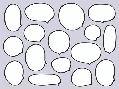 Illustration,  Illustration, speech balloon, a balloon, frame,