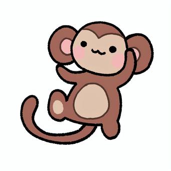 Monkey, JPG and PNG Monkey, tiny, character, deformed, JPG and PNG