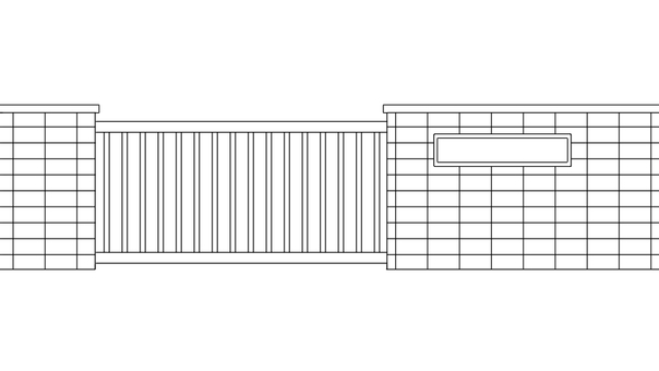 Illustration, door, school gate, entrance, 