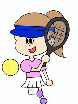 Illustration, people, tennis, uniform, 