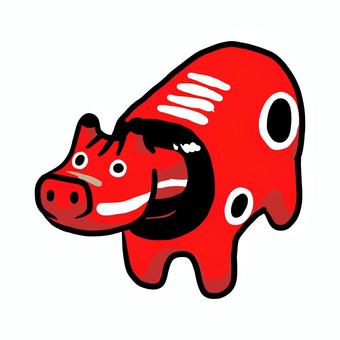 赤邊子, JPG 和 PNG 赤邊子, akabeko, 民間藝術, 傳統工藝品, JPG 和 PNG