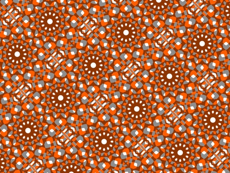 エスニックなオレンジ背景 オレンジ,エスニック,レトロ,柄,模様,テクスチャ,背景,壁紙,アジアンのイラスト素材