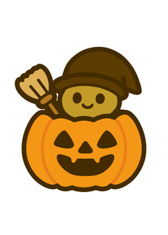 ハロウィンかぼちゃモンスター 魔法使い ハロウィンかぼちゃモンスター 魔法使い 魔法使い,ハロウィン,かぼちゃ,10月,秋,モンスター,おばけ,手描き,挿絵,かわいいのイラスト素材