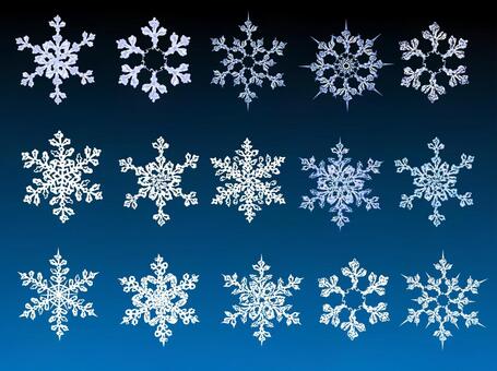 雪の結晶 雪,結晶,冬,雪片,六花,雪華,寒花,六出,樹枝六花,風花のイラスト素材