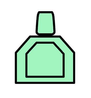 目薬アイコン（ver2) 目薬,小物,目,点眼,点眼液,薬液,医薬品,薬局,ドラッグストア,アイケアのイラスト素材