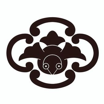 家紋 雀 家紋 雀 家紋,紋,紋章,雀,動物紋,文様,紋様,家系,血すじ,血統のイラスト素材