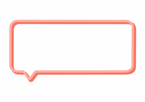 ピンクの四角いシンプルなふきだし ピンクの四角いシンプルなふきだし 吹き出し,セリフ,フレーム,漫画,コミック,シンプル,あしらい,漫画素材,ピンク,動画のイラスト素材