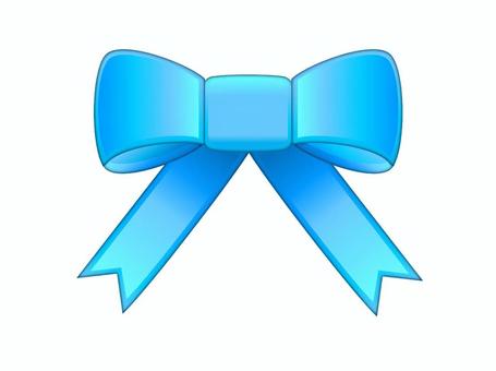 リボン18 リボン,お誕生日,プレゼント,贈り物,お祝い,アイコン,かわいい,きれい,青,バースデイのイラスト素材
