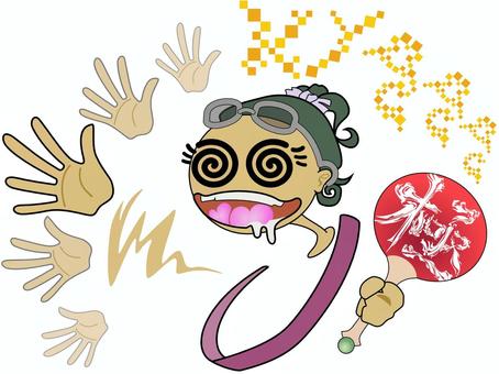 推し活 推し活,ファン,応援,夢中,熱狂,エール,熱中,サポーター,熱心,熱烈のイラスト素材