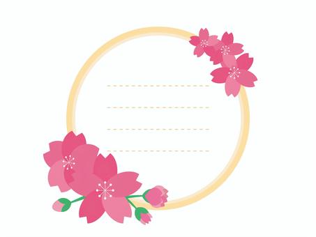 pink cherry blossom petal frame, cherry blossoms, flower, frame, JPG, PNG and AI