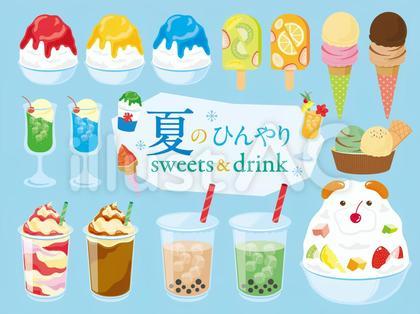 夏のひんやりスイーツ&ドリンク