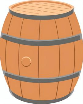 樽（洋樽） 樽,容器,木製,商用フリー,デフォルメ,ベクター,イラストのイラスト素材