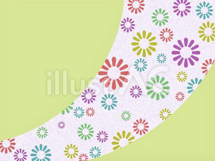 花模様の壁紙画像シンプル背景素材イラストイラスト No 無料イラストなら イラストac