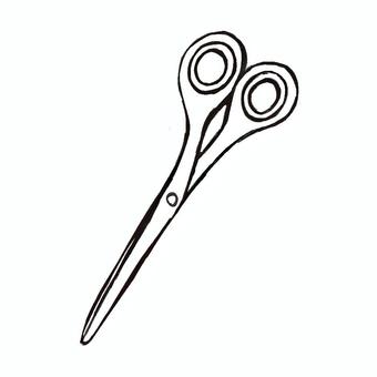 ハサミ ハサミ,文房具,小物,切る,工作,道具,カットのイラスト素材
