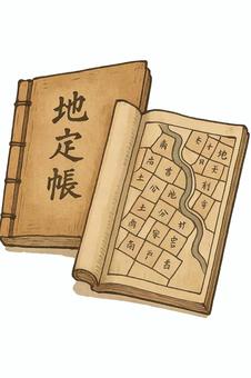 地定帳と古地図