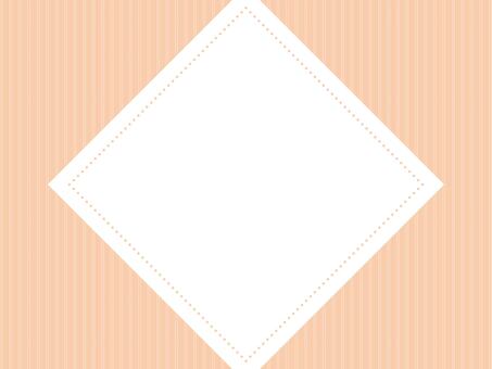 ダイヤ抜きシンプル背景5a 枠,フレーム,シンプル,べた塗,点線,囲み,ライン,線,余白,かわいいのイラスト素材