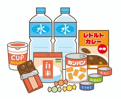 插图, 非常食, 腌制食品, 防灾, 
