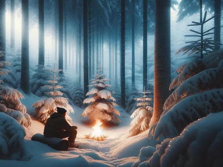 Illustration, snow, extreme cold, winter, 