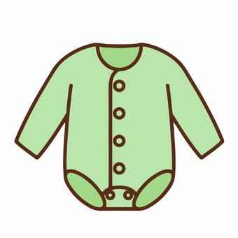長袖 前開き ロンパース 服,衣類,赤ちゃん,ベビー,ロンパース,ボディスーツ,スナップボタン,ベクター,シンプル,肌着のイラスト素材