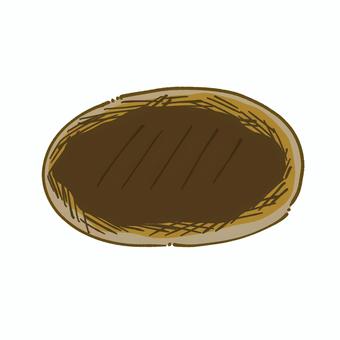 焦げたホットケーキ ホットケーキ,パンケーキ,焦げる,焦げ目,苦い,黒い,失敗,食べ物,手作りのイラスト素材