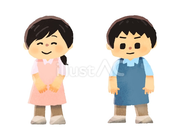 介護士の主線なしイラスト 介護士,仕事,職業のイラスト素材