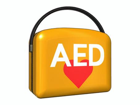 AED　医療機器 aed,医療機器,自動体外式除細動器,高度管理医療機器,心停止,救急,救命,電気ショックのイラスト素材