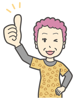  大阪のおばちゃん-079-バスト