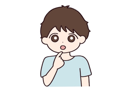 自分を指差しながら驚く男性 私,自分,指さす,驚く,男性,びっくり,感情,困惑,疑問,不思議のイラスト素材