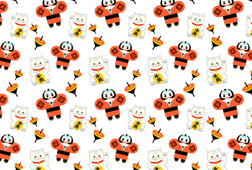 お正月アイテムの和風背景の壁紙素材 お正月,正月,和風背景,和柄背景,和背景,和風パターン,和柄パターン,年賀状背景,年賀状,年賀背景のイラスト素材