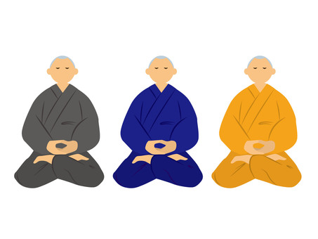 Illustration, zen meditation, practice, meditation, 