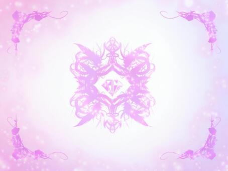 Illustration, rose, diamond, glitter, JPG and PNG