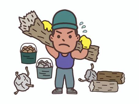 Illustration, JPG and PNG Illustration, debris, waste, volunteer, JPG and PNG