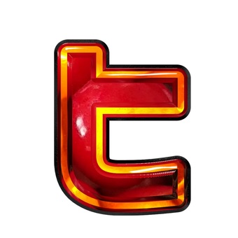 カタカナ文字ヒ 文字,ギラギラ,赤色,カタカナ,ヒのイラスト素材