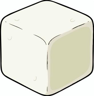 豆腐 豆腐,白,白背景,ベクター,四角,食品,木綿豆腐,とうふ,絹ごし豆腐のイラスト素材