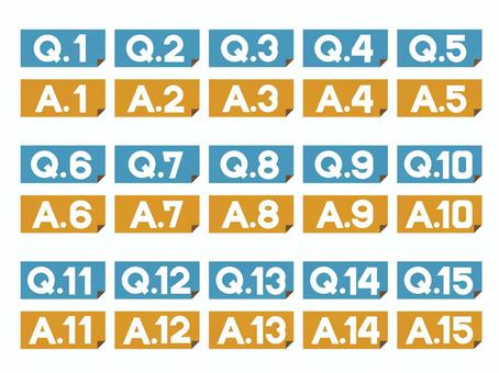 数字 Q&A 四角 手書き 数字,アルファベット,数,日付,手書き,カラフル,ノンブル,ナンバー,タイトル,アイコンのイラスト素材