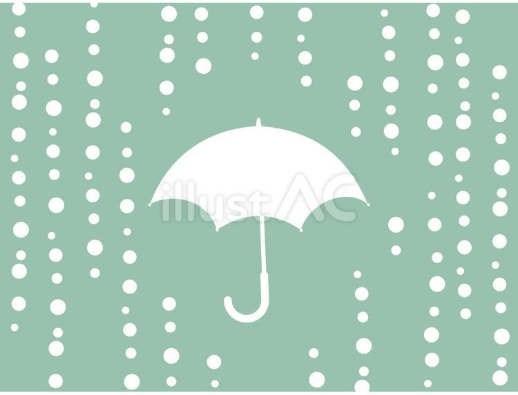 雨と傘 雨,傘,梅雨のイラスト素材