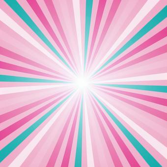 放射広がる　 放射,広がる,光,ピンク,パターン,線,ぼかし,背景のイラスト素材