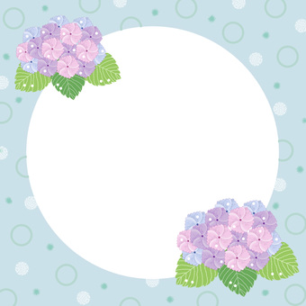 Hydrangea frame center circle, الكوبية كوب مياه, إطار, دائرة, JPG and PNG