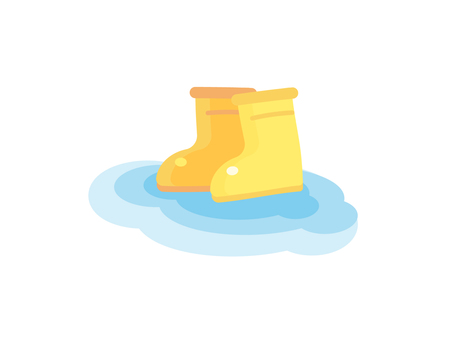 Yellow boots puddle, JPG, PNG and AI Yellow boots puddle, boots, yellow, puddle, JPG, PNG and AI