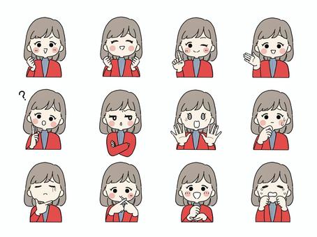 ビジネス系女性 ビジネス系女性 ビジネス,女性,ブログのイラスト素材